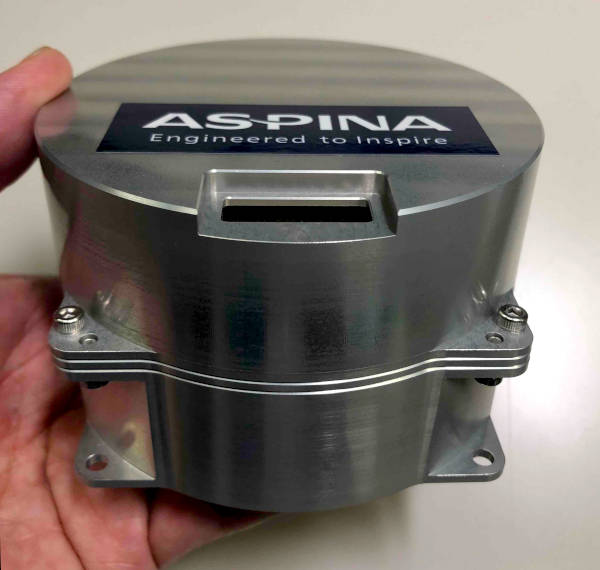 Appearance of ASPINA's reaction wheel for 100kg-class satellite